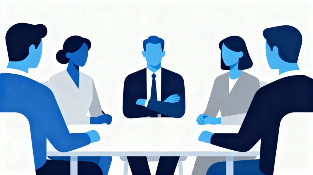 プロンプト「プレゼン資料向けイラスト」で生成したAI画像